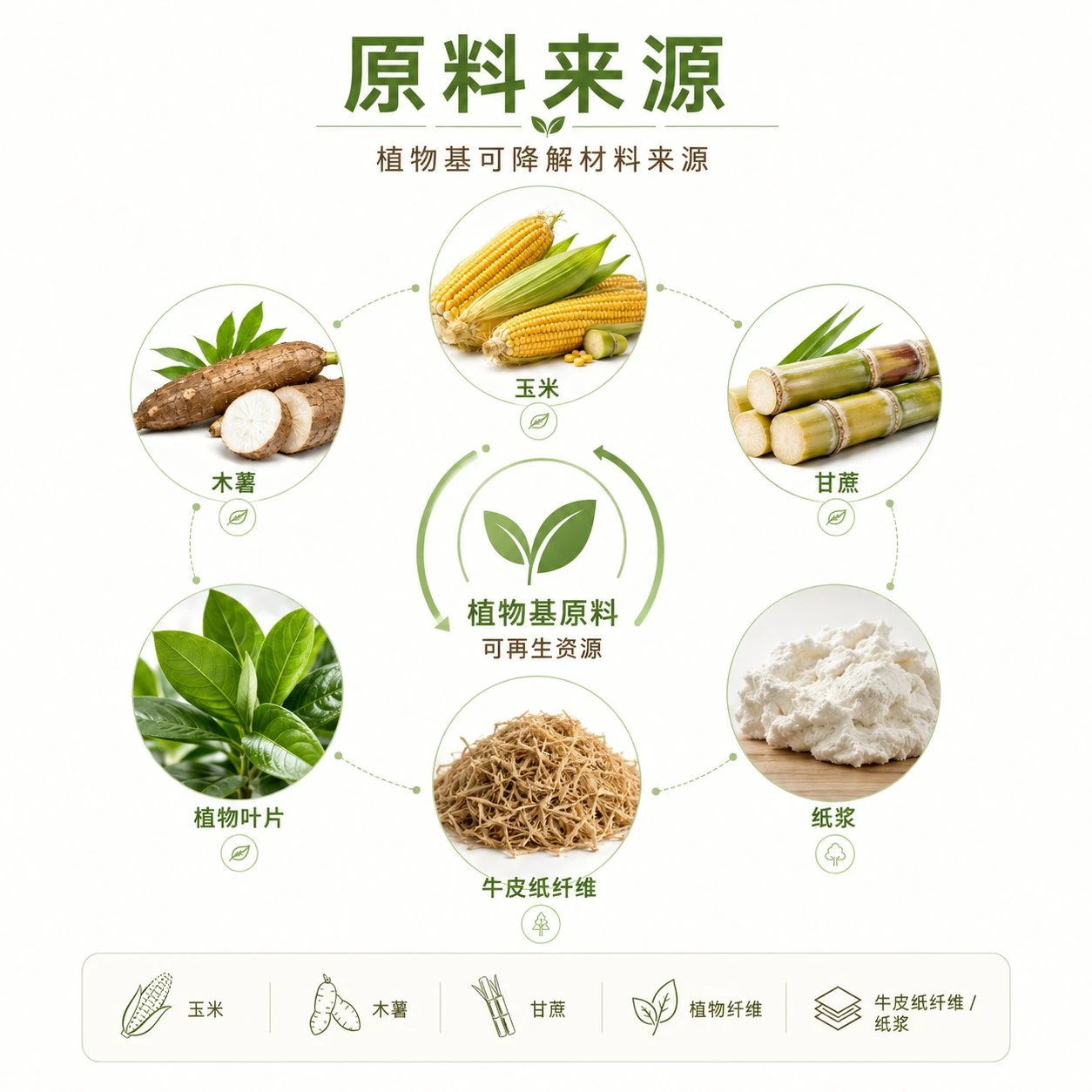Plant-based biodegradable materials