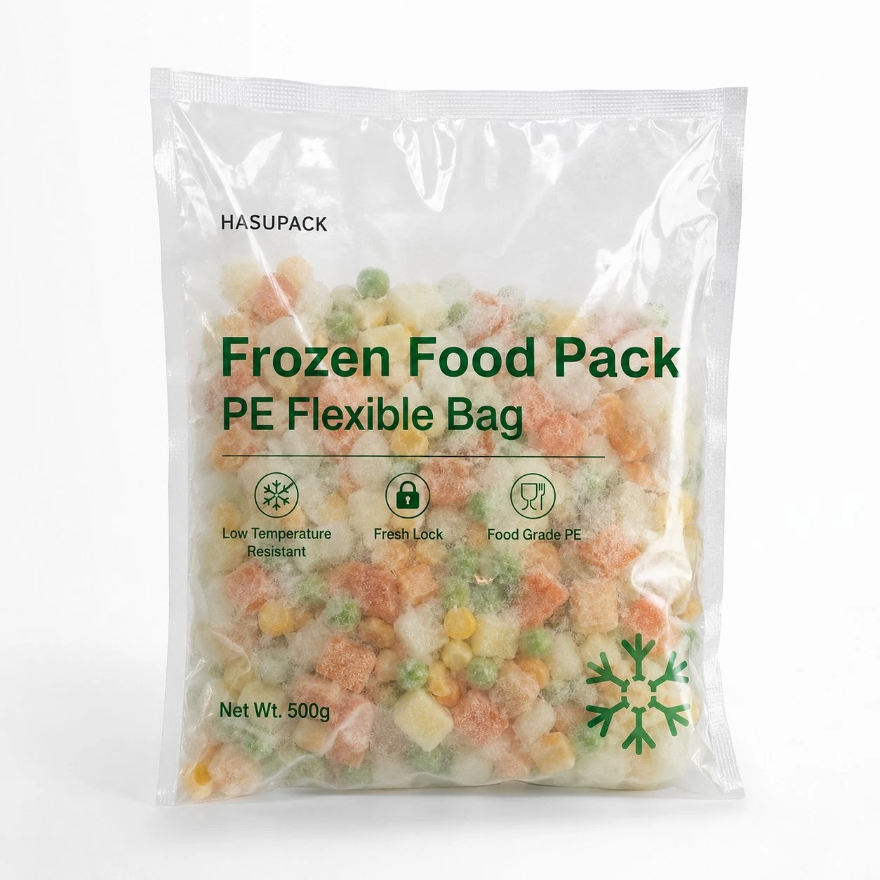 Frozen Food PE Packaging Bag
