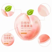 Custom Irregular Jelly Packaging Bags – Peach-Shaped Taro Jelly Food Grade Transparent Irregular Bag Manufacturer