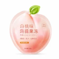 Custom Irregular Jelly Packaging Bags – Peach-Shaped Taro Jelly Food Grade Transparent Irregular Bag Manufacturer