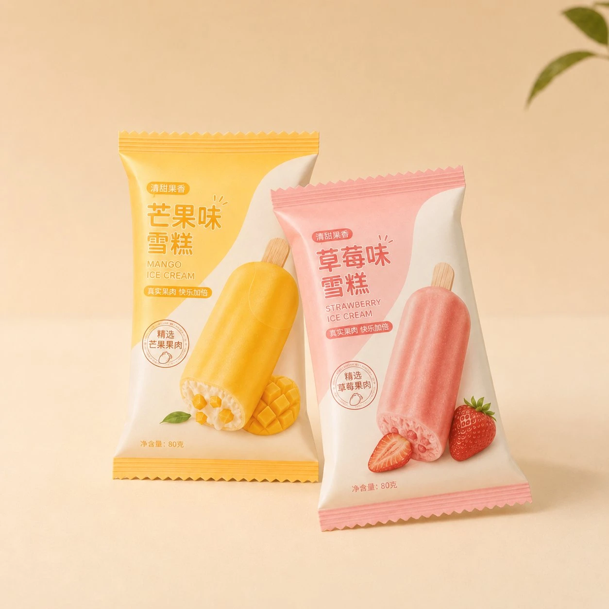mango-and-strawberry-flavor-ice-cream-bar-two-varieties