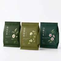 Custom Side-Sealed Pillow Pouch for Tea Packaging, Snack Packaging for Nuts, Candies, Chocolate, Coffee Beans
