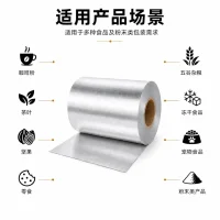 Aluminum-coated moisture-proof packaging film, custom food-grade composite roll film, automatic bagging roll film manufacturer