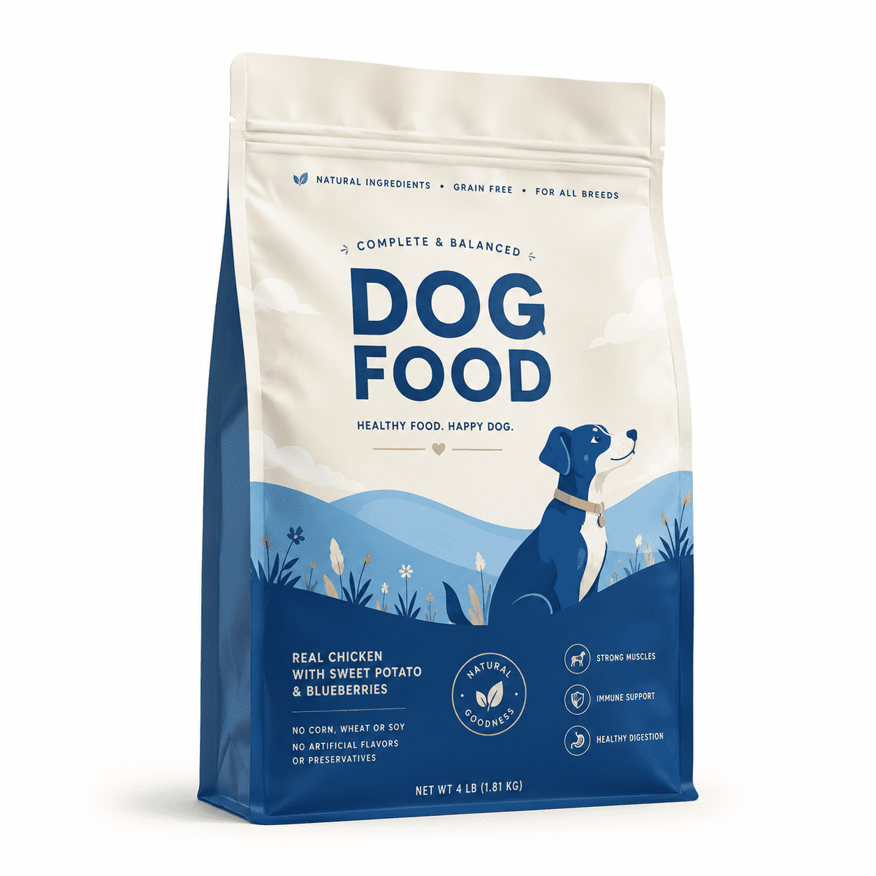 Custom Dog and Cat Food Packaging Bags, Pet Snack Packaging Bags, Pet Freeze-Dried Snack Packaging Bags