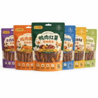 Custom Three-Side Sealed Pet Snack Packaging Bags, Color-Printed Composite Bags Factory Custom Order