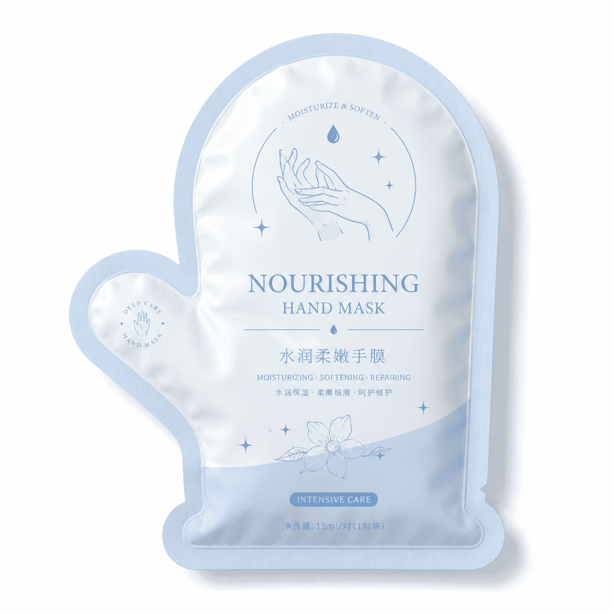 Customized Palm-shaped Non-standard Hand Film Packaging Bag Thickened Leak-proof Aluminum Foil Hand and Foot Film Packaging Sealed Bag