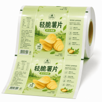 Potato Chip Packaging Roll Film Composite Film Custom Printed Snack Tea Packaging Bag