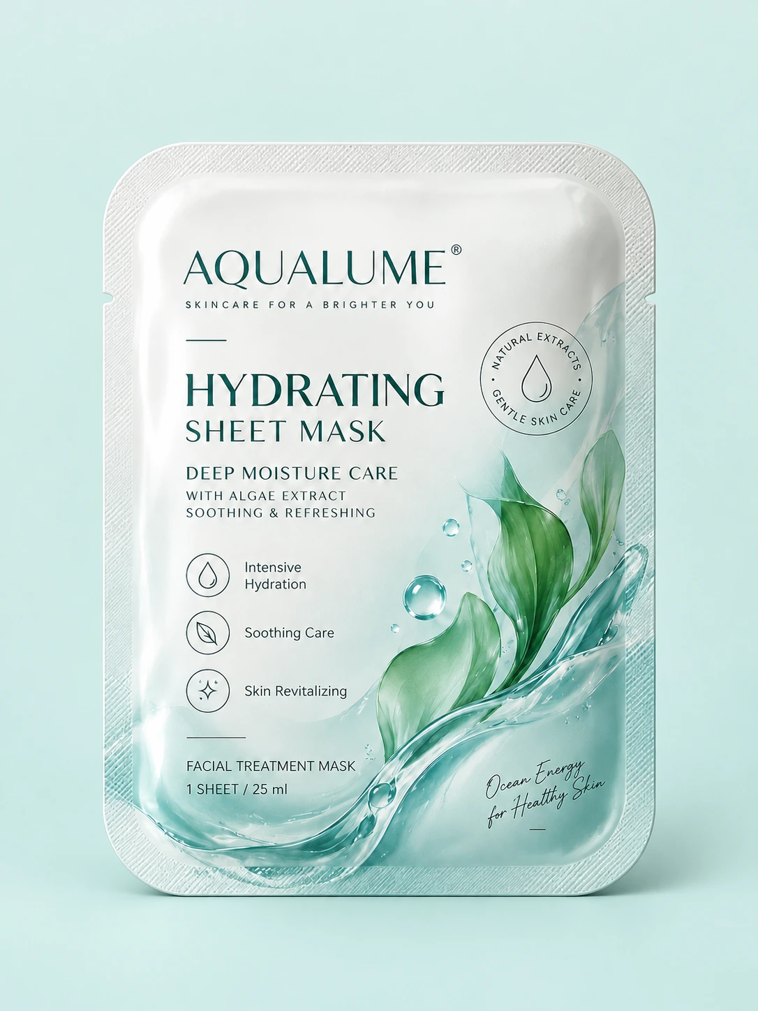 Personal Care Packaging Hydrating Mask