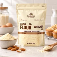 Almond Powder Stand-Up Bag Powder Zip Lock Packaging Custom Manufacturer