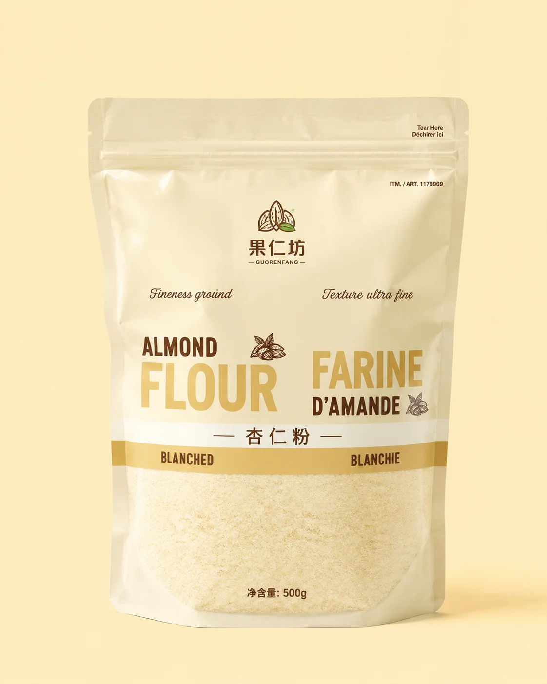 Farm Product Packaging Almond Powder