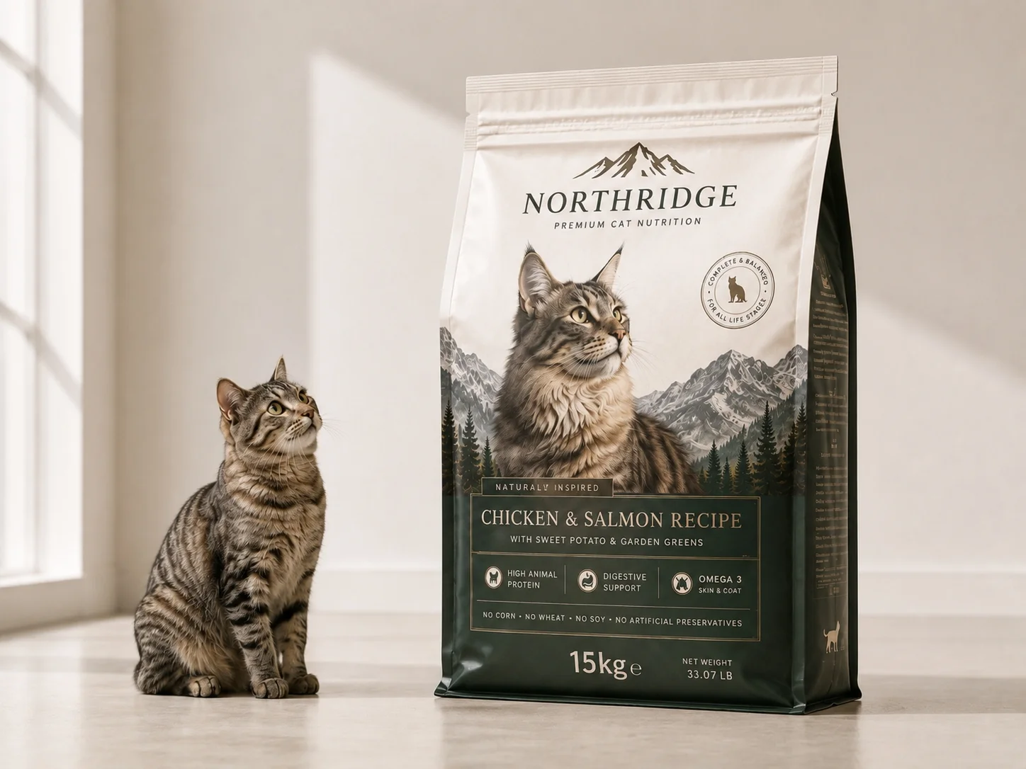 Pet Food Packaging Large Package Load Capacity and Stacking