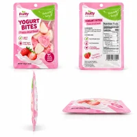 Freeze-dried candy packaging bag three-side sealed transparent window snack bag custom manufacturer