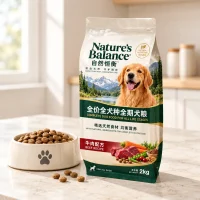 Four-Side Sealed Side Gusset Pet Food Bag Custom Manufacturer for Dog Food Packaging Bags
