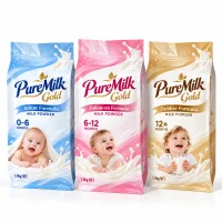 Custom Four-Side Sealed Side-Flap Powder Food Bag Manufacturer for Infant Formula Packaging