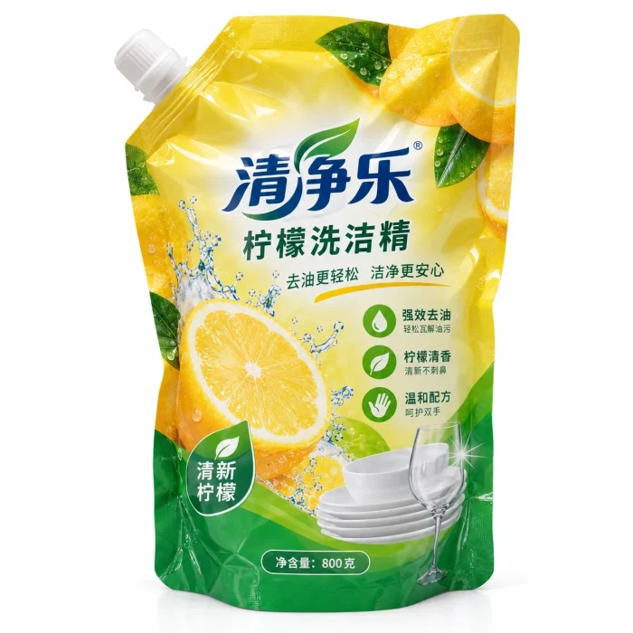 Kitchen Detergent Dispenser Bag, Cleaner Refill Stand-up Bag Custom Manufacturer