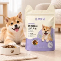Custom Dog Food Bags Custom Pet Snack Packaging Bags Manufacturer of Pet Food Irregular Self-Standing Bags
