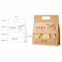Dry Apple Slices Packaging, Agricultural Products Packaging, Fruit Freeze-Dried Packaging, Custom Agricultural Packaging Bags