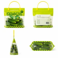 Custom Fresh Produce Packaging Bags Manufacturer for Fresh Fruits, Vegetables, and Agricultural Products Self-Standing Bags Source Factory
