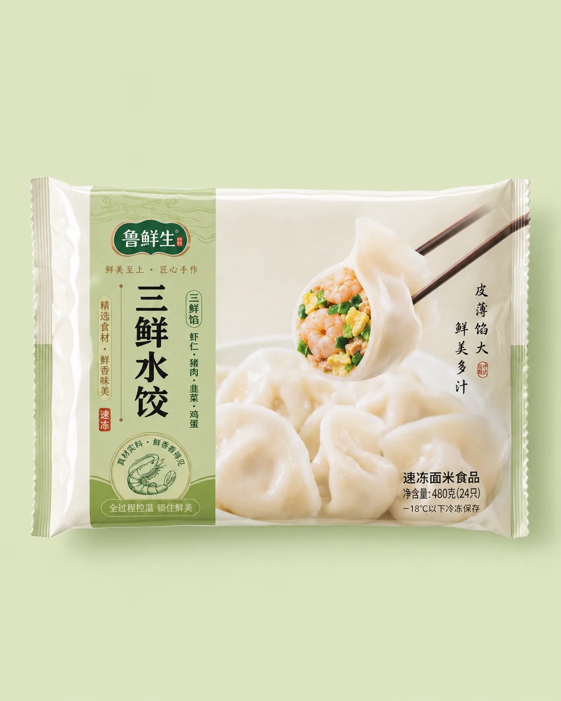 Frozen Food Packaging Quick Freeze Dumpling Packaging