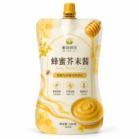 Honey Mustard Squeeze Bag Salad Dressing Seasoning Packaging Custom Manufacturer