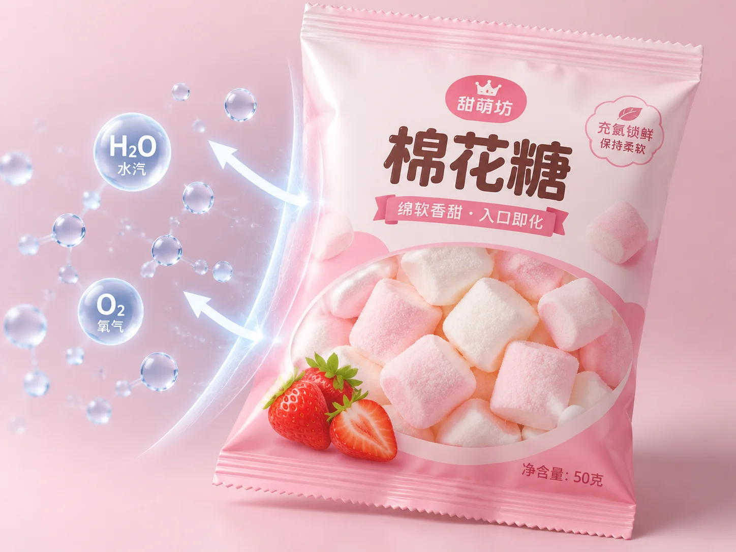 Confectionery Snacks Moisture-proof Freshness Preservation and Quality Maintenance