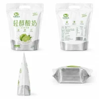 Custom Milk Packaging Bags – Stand-Up Pouches for Yogurt and Dairy Beverages, Customized Packaging for Dairy Products, Manufacturer Source Factory