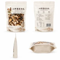 Mushroom Packaging Bags Customized Dry Self-Standing Packaging Bags Mushroom Packaging Customization