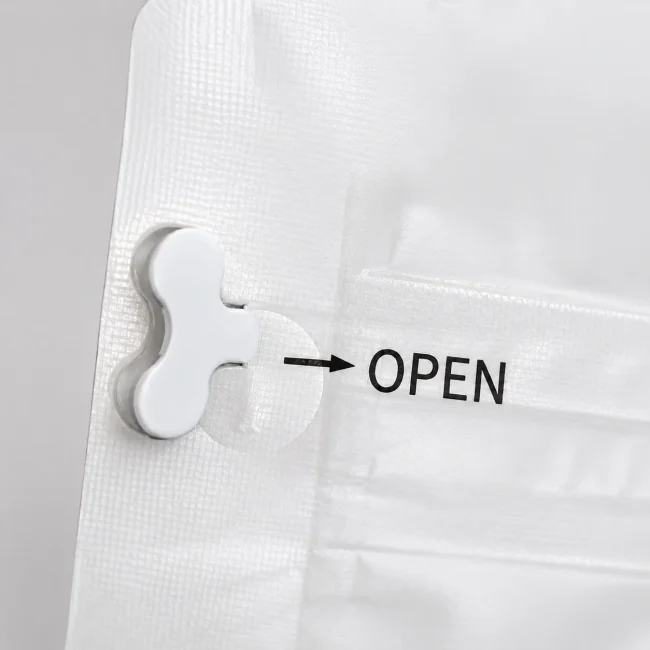 Custom Soft Packaging Packaging Custom Accessories: External Tear Strip, Easy Open Closure