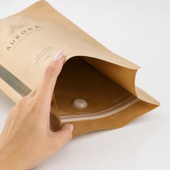 Custom Soft Packaging Packaging Custom Accessories: One-wayVentilation Valve, to Release Gas Inside the Bag