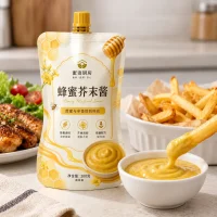 Custom Sauce Packaging Bags for Fast Food Frying – Custom Sauce Bags for Seasoning – Flavor Sauce Spout Bag Manufacturer