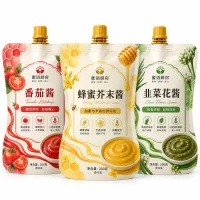 Custom Sauce Packaging Bags for Fast Food Frying – Custom Sauce Bags for Seasoning – Flavor Sauce Spout Bag Manufacturer