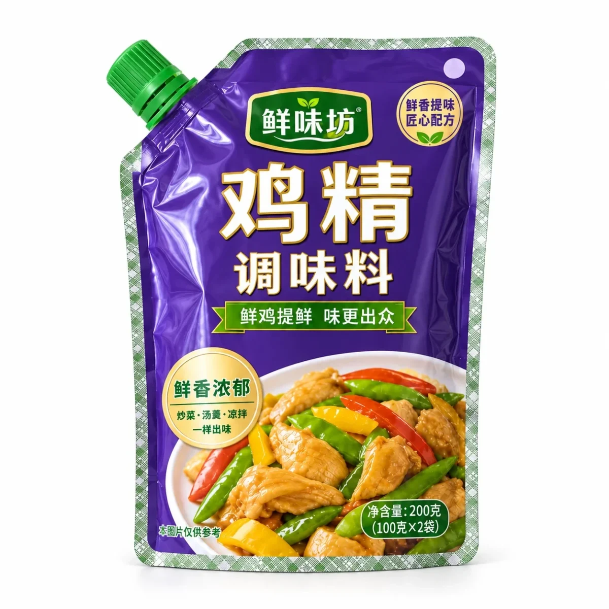 Chicken Flavor Sachet Bag, Custom Stand-Up Flavoring Bag Manufacturer