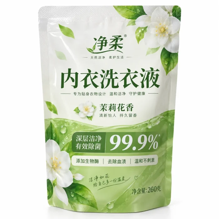 Underwear Laundry Detergent Packaging Bag, Travel Size Detergent Pouch, Custom Manufacturer