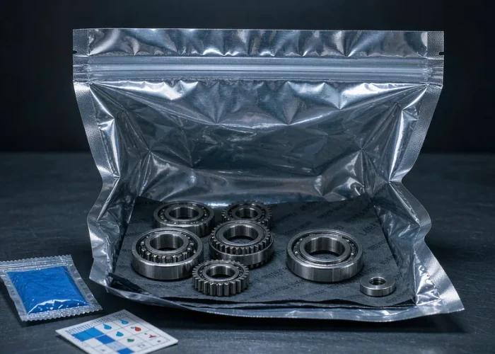 How to Prevent Rust on Precision Metal Parts for Export Packaging: The Logical Combination of Vapor Corrosion Inhibitor Film, Aluminum Foil Barrier, and Desiccant